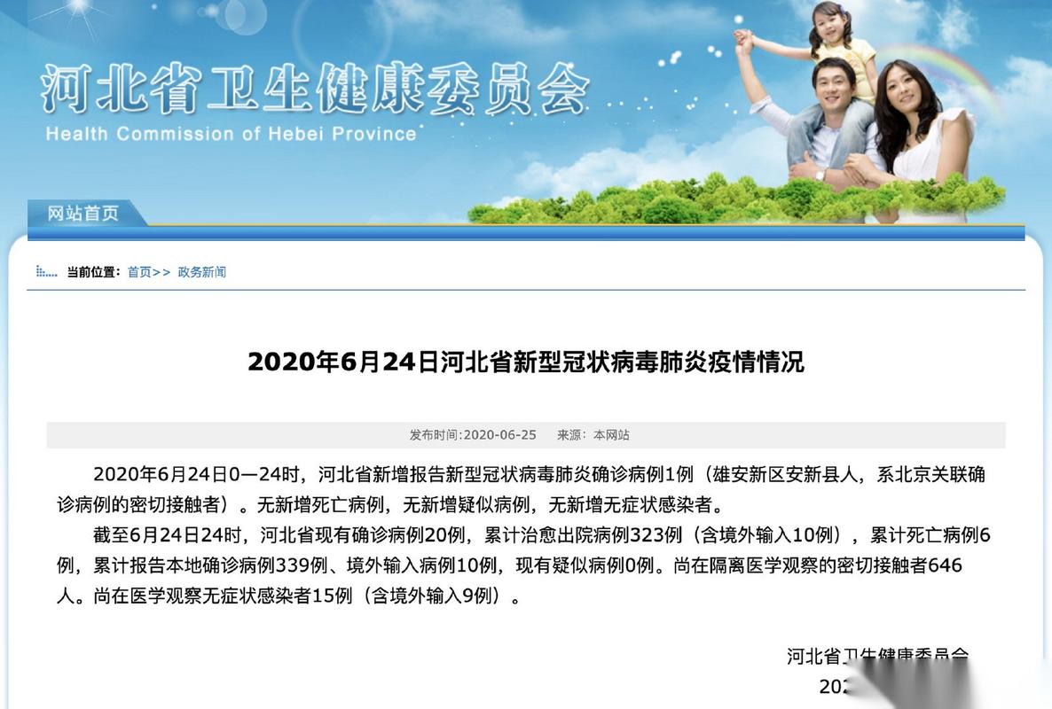 河北新增确诊病例最新消息，含北京疫情关联情况