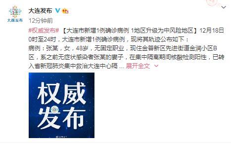 大连疫情中高风险地区名单一览，含新增病例及风险区调整情况