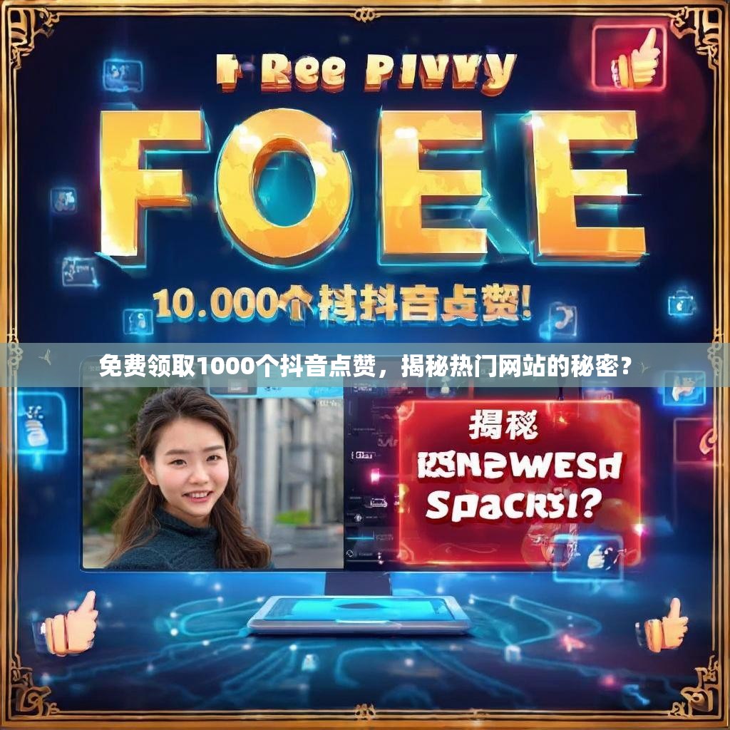 免费领取1000个抖音点赞，揭秘热门网站的秘密？