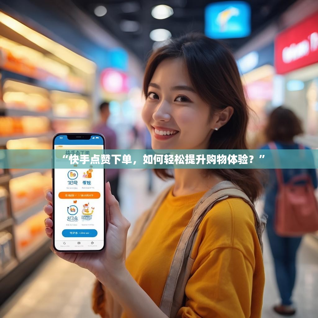 “快手点赞下单，如何轻松提升购物体验？”