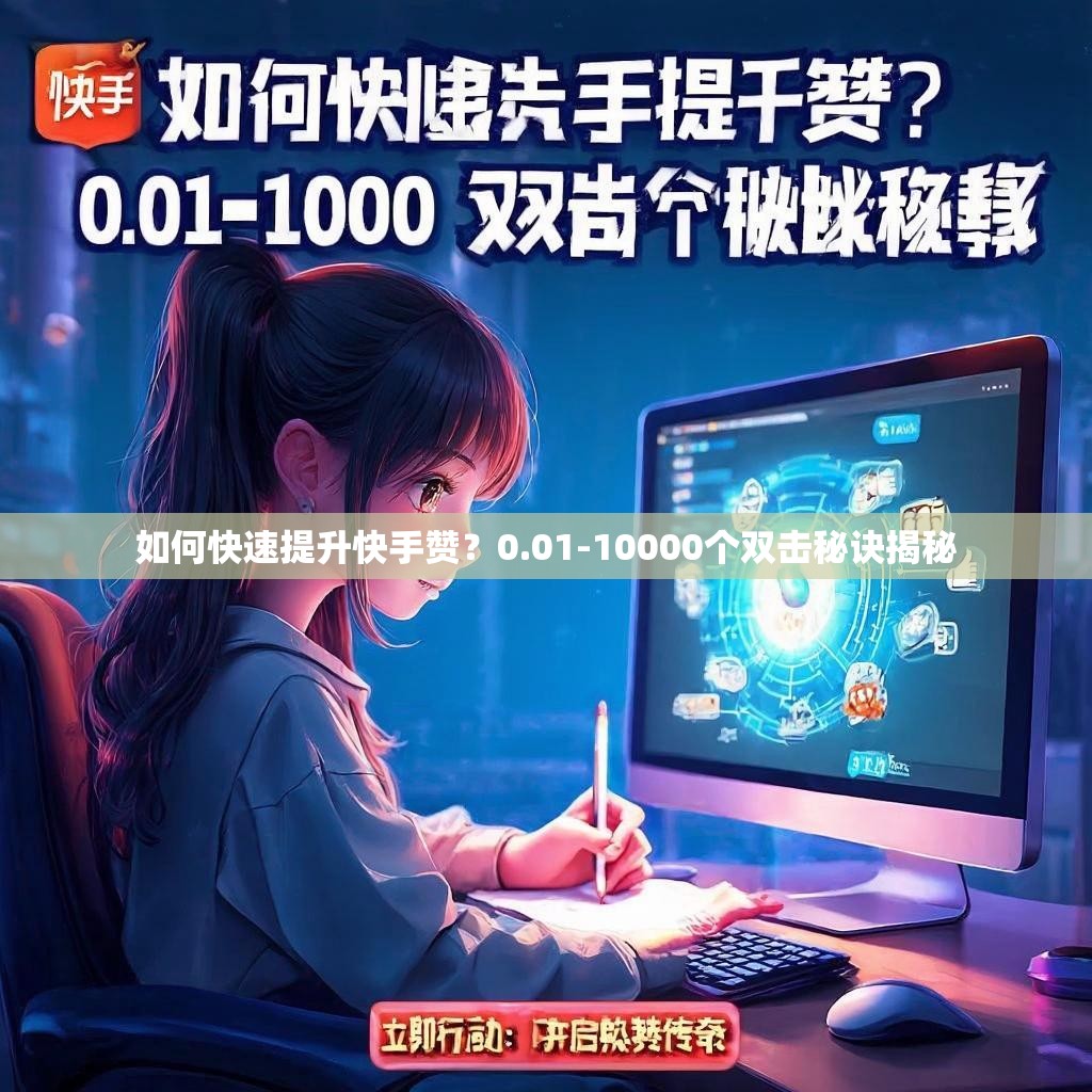 如何快速提升快手赞？0.01-10000个双击秘诀揭秘