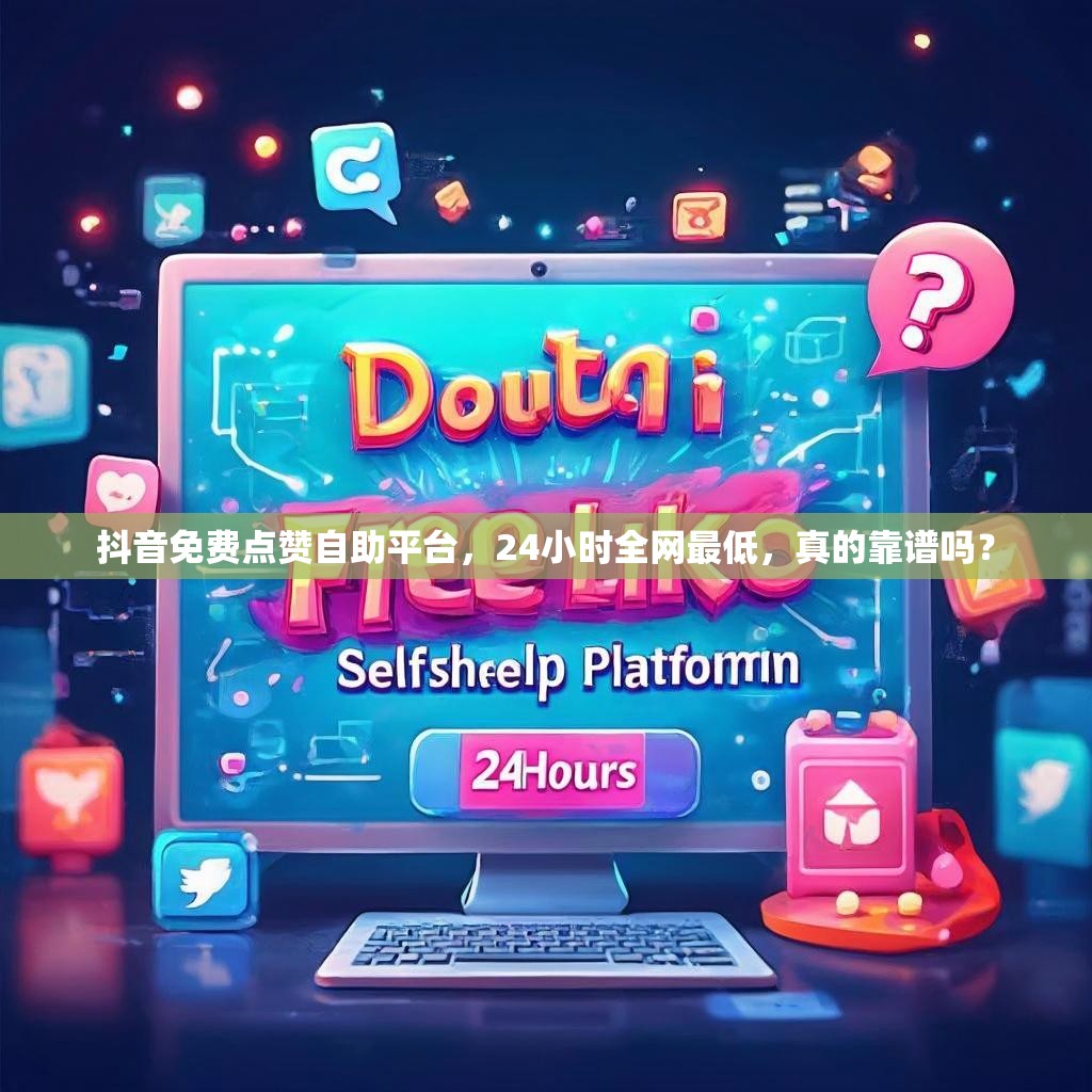 抖音免费点赞自助平台，24小时全网最低，真的靠谱吗？