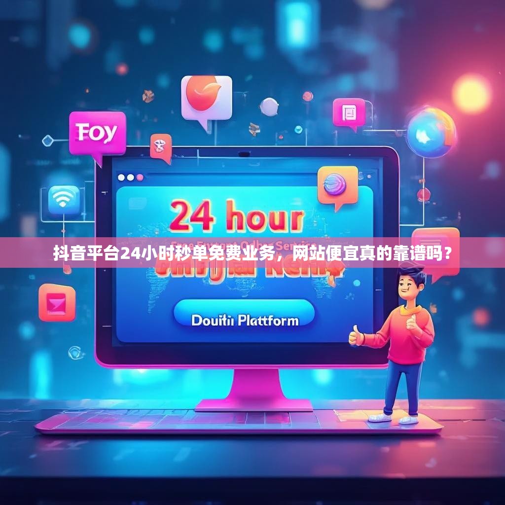抖音平台24小时秒单免费业务，网站便宜真的靠谱吗？