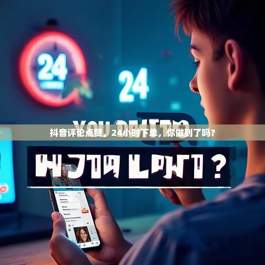 抖音评论点赞，24小时下单，你做到了吗？