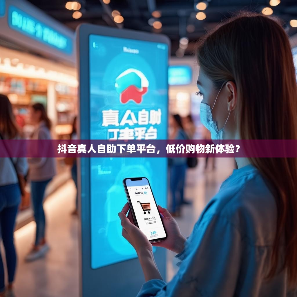 抖音真人自助下单平台，低价购物新体验？