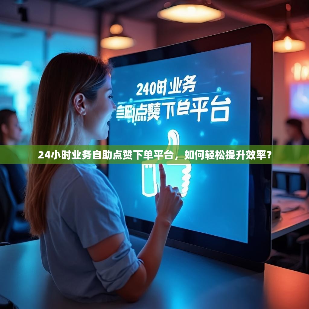 24小时业务自助点赞下单平台，如何轻松提升效率？