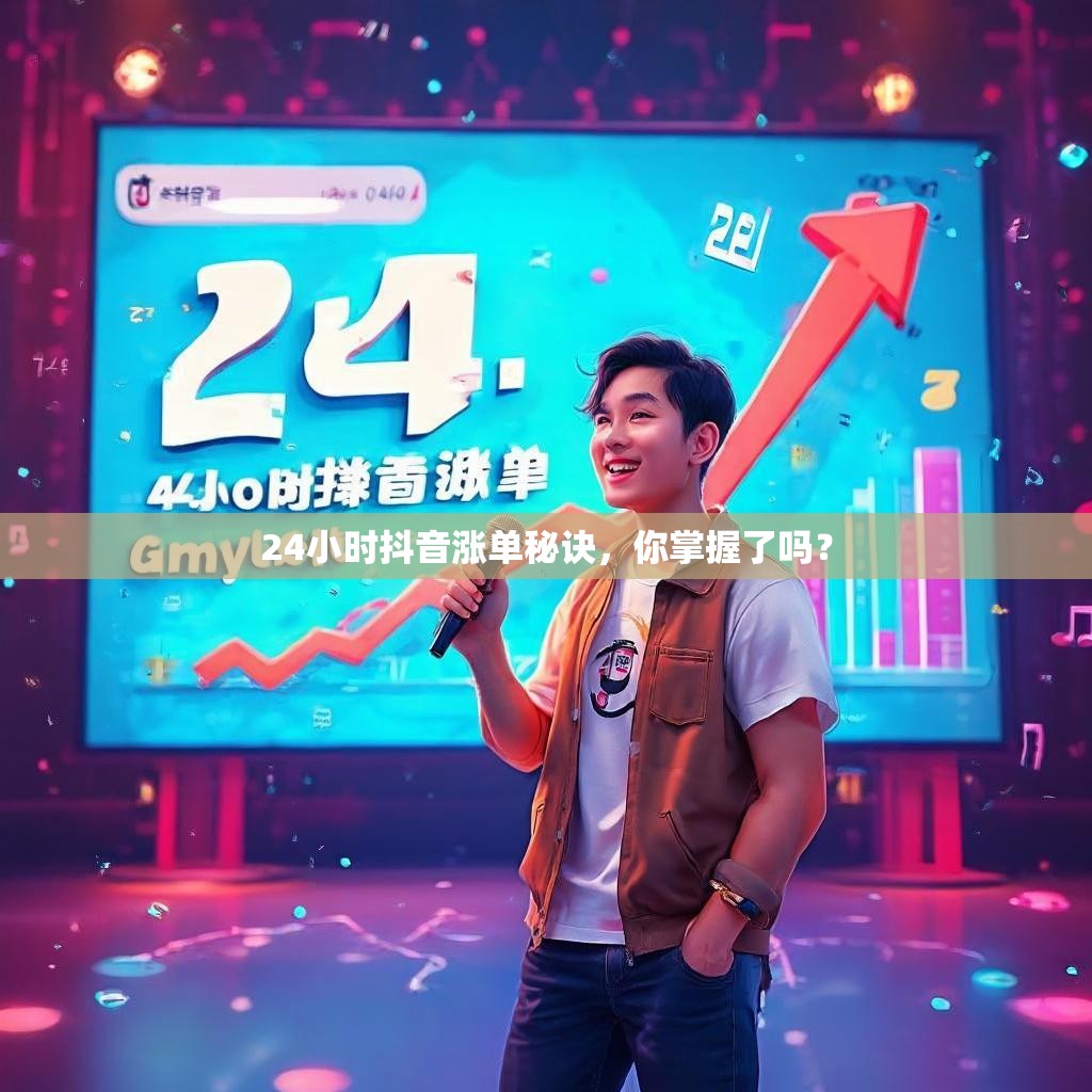 24小时抖音涨单秘诀,你掌握了吗?