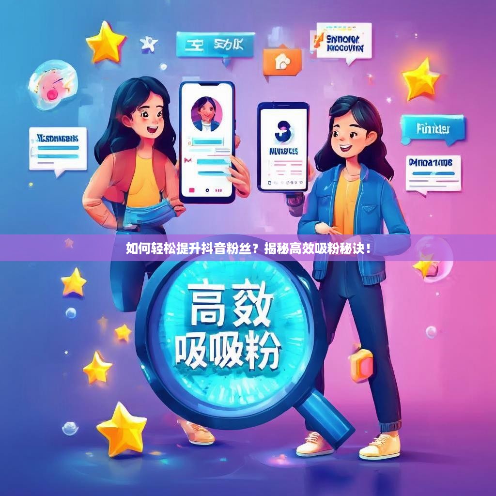 详细阅读:如何轻松提升抖音粉丝?揭秘高效吸粉秘诀! 如何轻松提升抖音粉丝?揭秘高效吸粉秘诀!