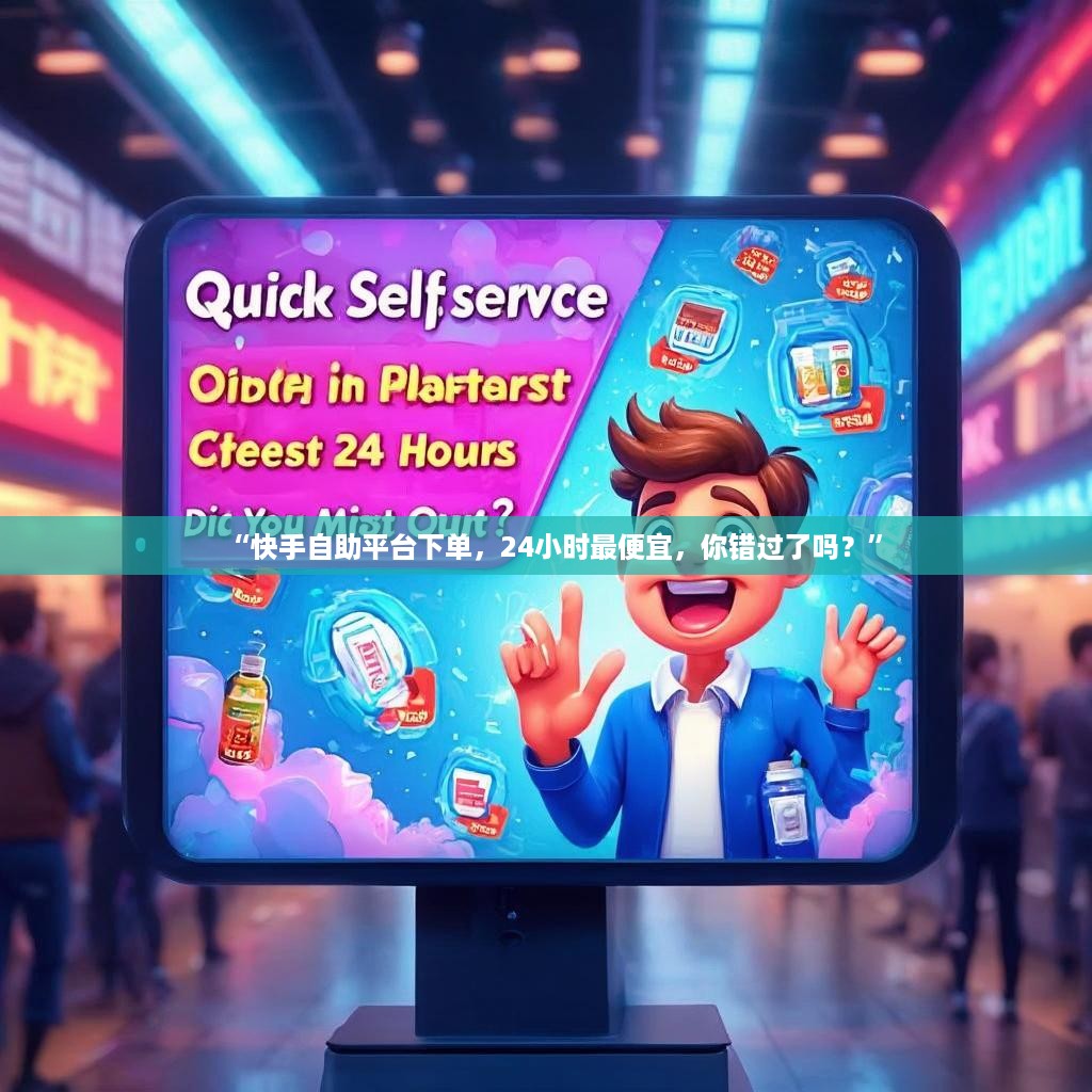 “快手自助平台下单，24小时最便宜，你错过了吗？”