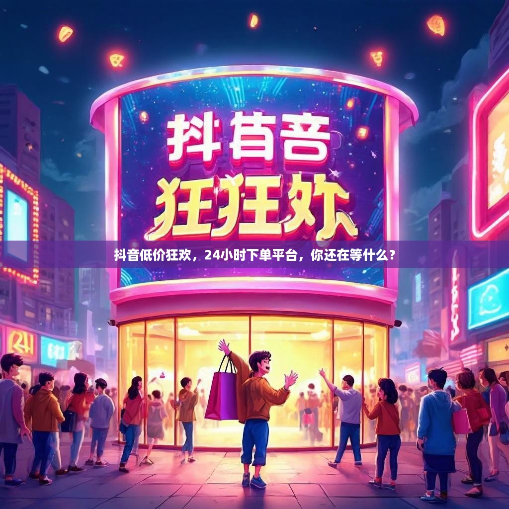 抖音低价狂欢，24小时下单平台，你还在等什么？
