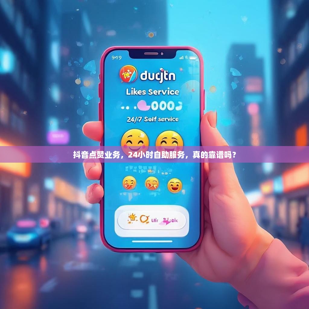 抖音点赞业务，24小时自助服务，真的靠谱吗？