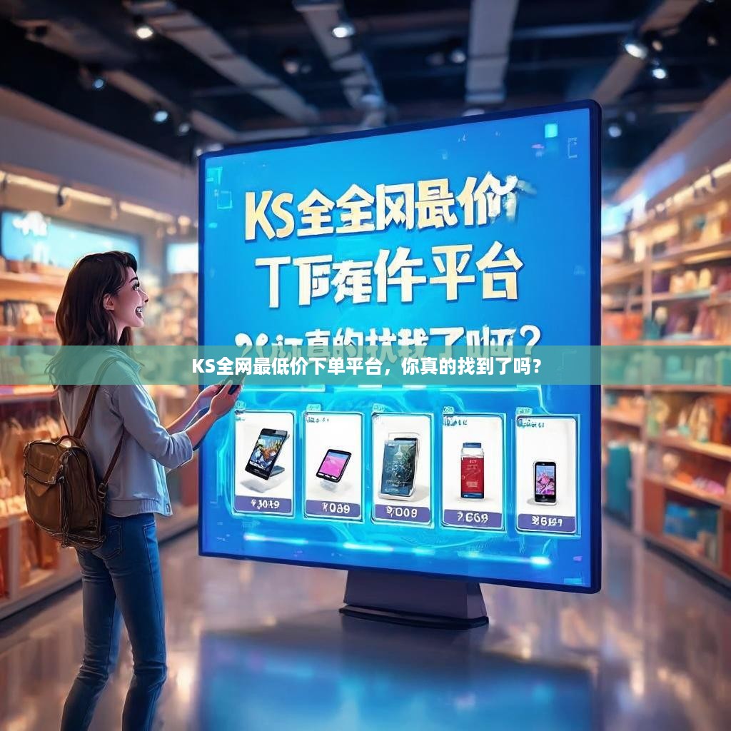 KS全网最低价下单平台，你真的找到了吗？