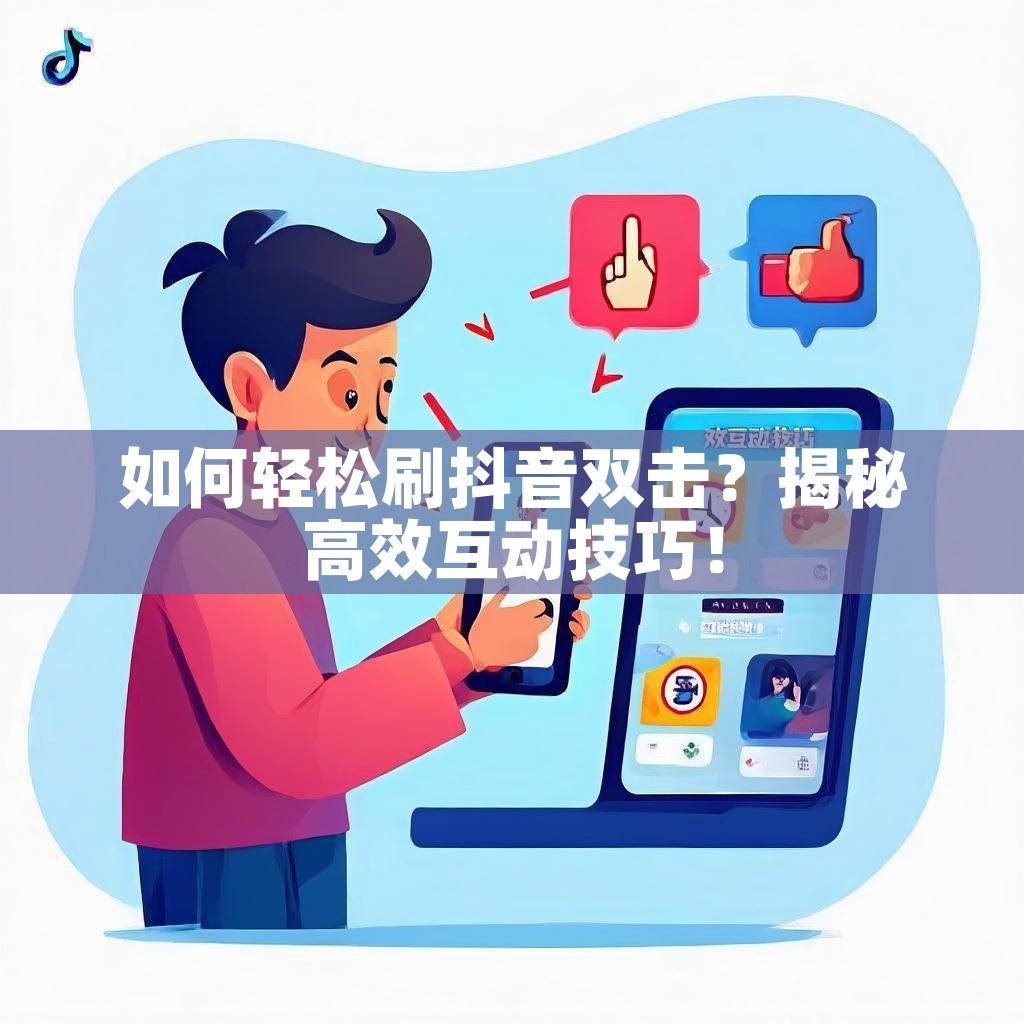如何轻松刷抖音双击？揭秘高效互动技巧！