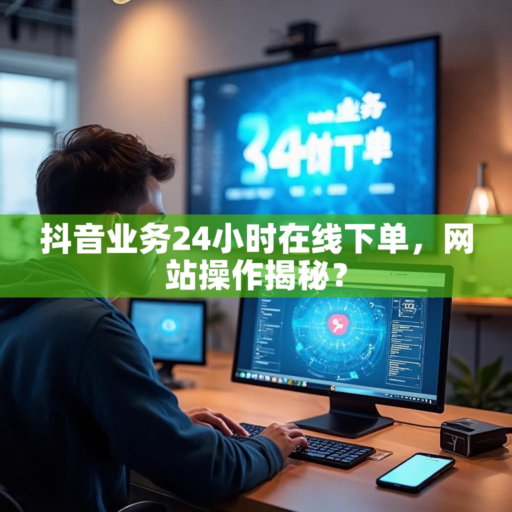 抖音业务24小时在线下单，网站操作揭秘？