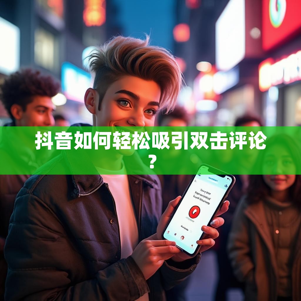 抖音如何轻松吸引双击评论？