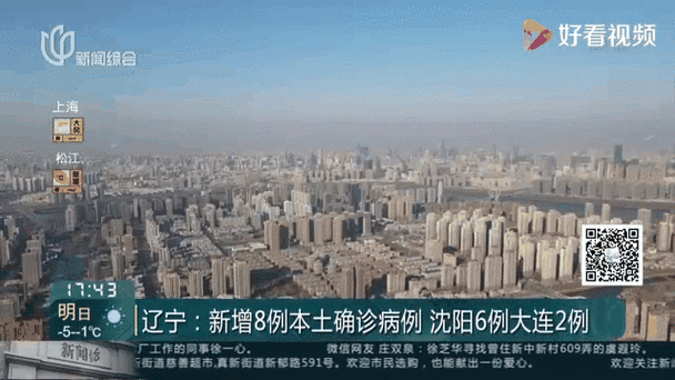 辽宁新增本土确诊及无症状病例数，21 例确诊 16 例无症状还有 8 例