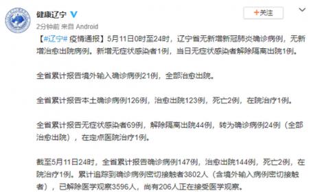 辽宁新增本土确诊69例 行动轨迹公布