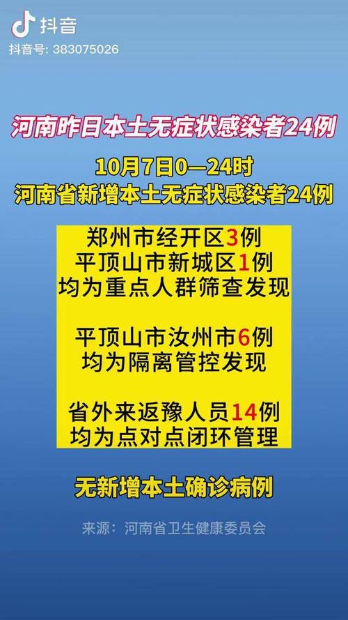 河南新增24例本土确诊：涉及哪些地区？最新疫情通报